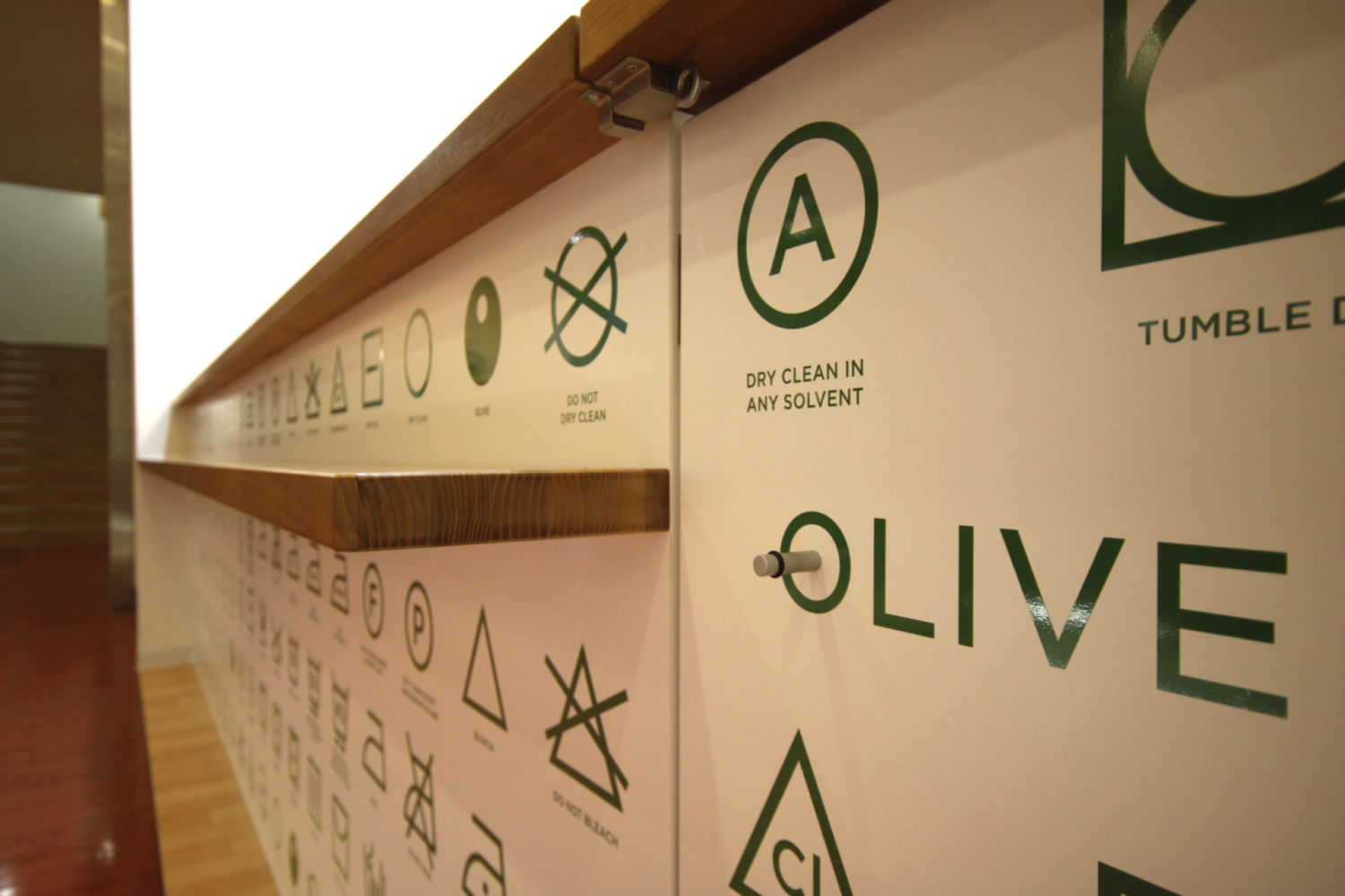 オリーブクリーニング店 施工実績